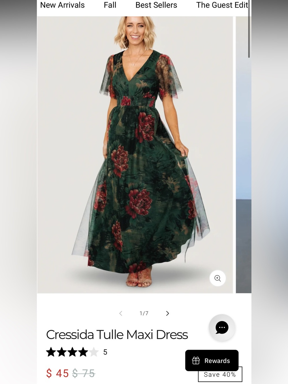 Baltic Born Green tulle dress